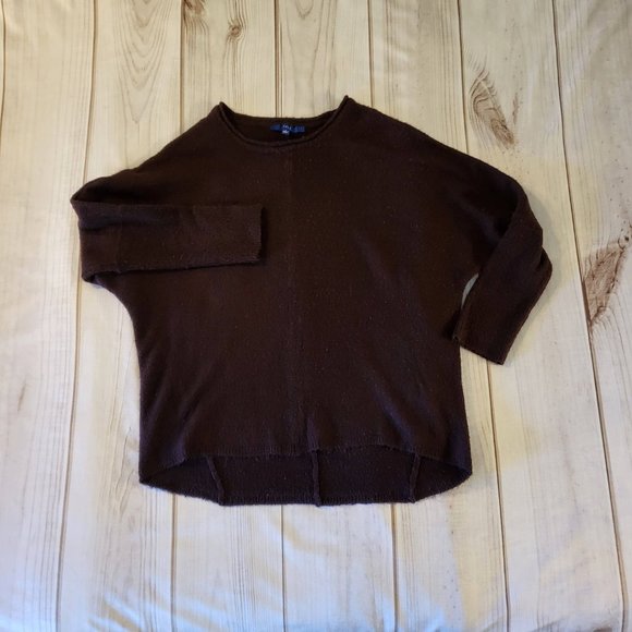 Apt. 9 Women’s ¾ Sleeve Sweater Raisin Sz S - Picture 3 of 5